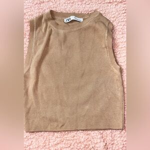 Zara Beige Vest/Top